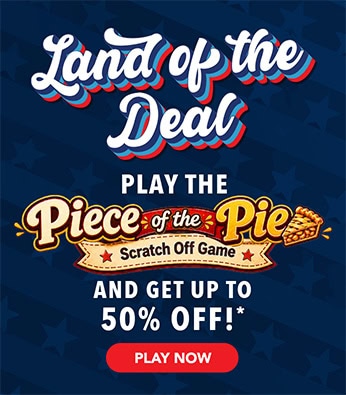 Land of the deal! Scratch now to reveal your deal!